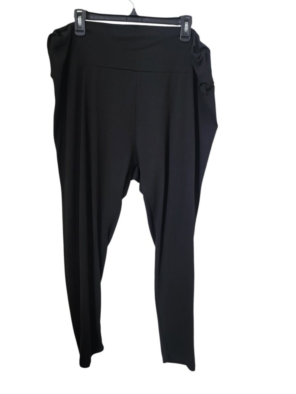 Feathers Size 3X Black Leggings, Yoga Pants